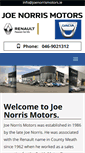 Mobile Screenshot of joenorrismotors.ie